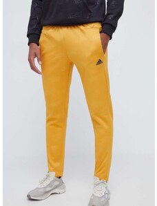 Παντελόνι φόρμας adidas χρώμα: κίτρινο