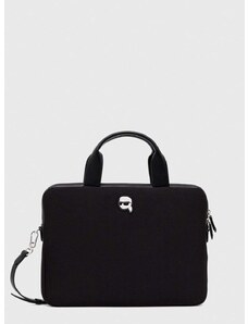 Τσάντα φορητού υπολογιστή Karl Lagerfeld χρώμα: μαύρο
