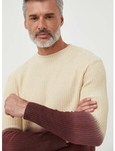Βαμβακερό πουλόβερ Pepe Jeans χρώμα: μπεζ