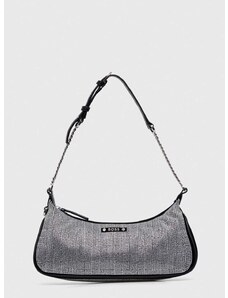 Τσάντα σουέτ BOSS χρώμα: μαύρο