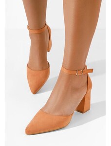 Zapatos Γόβες με χοντρό τακούνι Lenasia Πορτοκαλι
