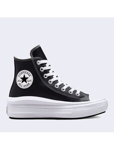 CONVERSE Γυναικεία Sneakers Chuck Taylor All Star Move Platform Leather