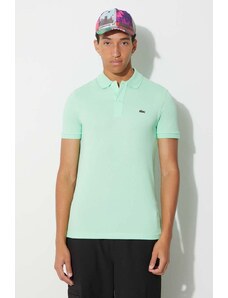 Βαμβακερό μπλουζάκι πόλο Lacoste χρώμα: γκρι