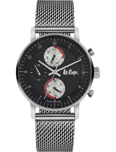 LEE COOPER Men's - LC06495.350 Silver case with Stainless Steel Bracelet