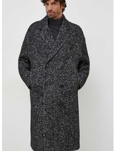 Παλτό Calvin Klein χρώμα: μαύρο