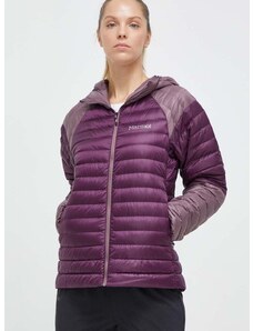 Πουπουλένιο αθλητικό μπουφάν Marmot Hype χρώμα: μοβ