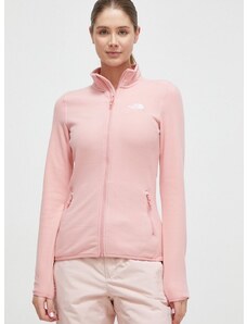 Αθλητική μπλούζα The North Face 100 Glacier χρώμα: ροζ