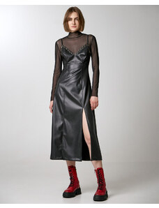 Γυναικείο Φόρεμα Spell - 3310 Faux Leather Effect With Studs