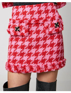 Γυναικεία Mini Φούστα Spell - 6007 Tweed Rhinestones