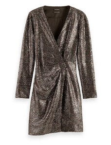 MAISON SCOTCH Φορεμα Mini In Mixed Sequins 174771 SC6709 mixed metal sequin
