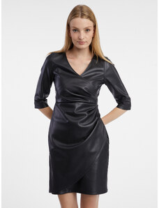 Orsay Μαύρο Γυναικείο Faux Leather Dress - Γυναικείο
