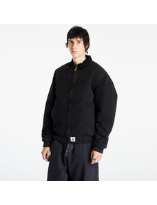 Ανδρικά denim jacket Carhartt WIP OG Santa Fe Jacket Black/ Black Aged Canvas