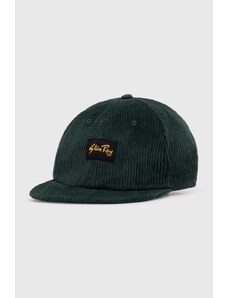 Κοτλέ καπέλο μπέιζμπολ Stan Ray BALL CAP CORD χρώμα: πράσινο AW2316707