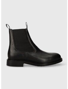 Δερμάτινες μπότες τσέλσι Gant Millbro χρώμα: μαύρο, 27631416.G00