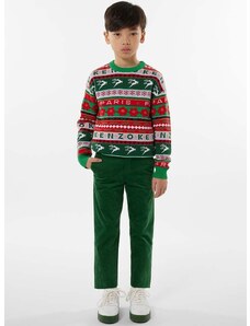 Παιδικό πουλόβερ Kenzo Kids χρώμα: πράσινο