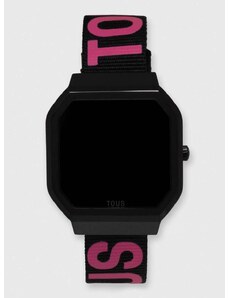 Εξυπνο ρολόι Tous γυναικεία, χρώμα: μαύρο