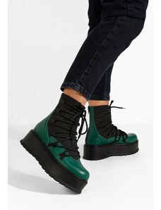 Zapatos Mποτάκια πλατφόρμα Amelia πρασινο