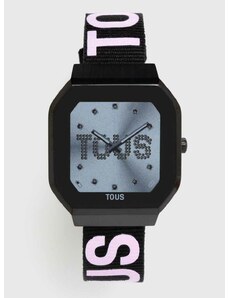 Εξυπνο ρολόι Tous γυναικεία, χρώμα: μαύρο