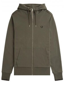 zip hoodie FRED PERRY J7536 GREEN/638