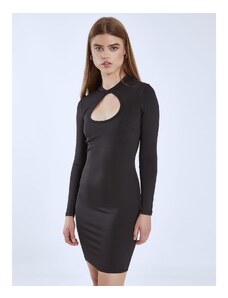 Celestino Mini φόρεμα με άνοιγμα μαυρο για Γυναίκα