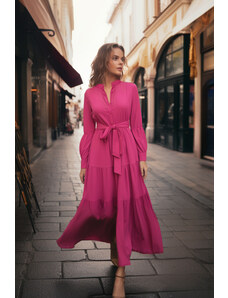 Trendyol Φόρεμα - Ροζ - Basic
