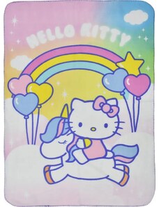 Oem Φλις Κουβέρτα για Κορίτσια με την Hello Kitty 100cmX140cm HK07209