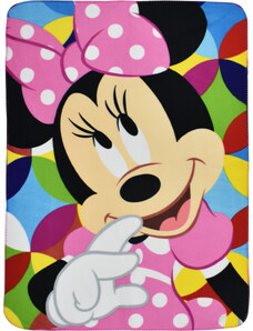 Disney Κουβέρτα Φλις για Κορίτσια με την Minnie 100cmX140cm D07229WR