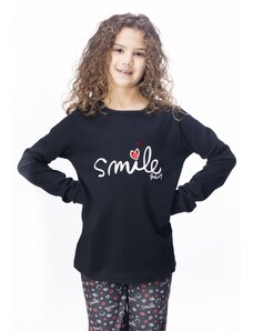 Galaxy Πιτζάμες για Κορίτσια Μαύρο Smile 126-22