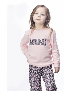 Galaxy Πιτζάμες για Κορίτσια Ροζ Μαύρο Mini 109-22
