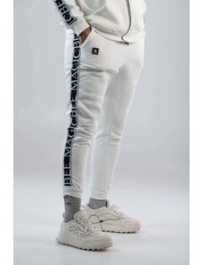 MagicBee Elastic Stripes Pants - Off White