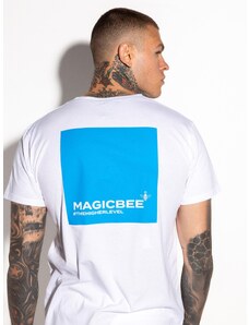 MagicBee Back Glossy Logo Tee - White