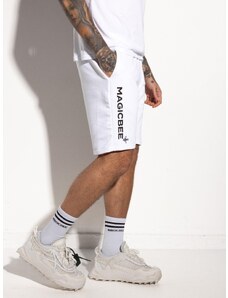 MagicBee Printed Logo Shorts - White