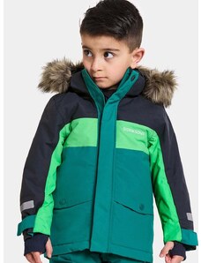 Παιδικό χειμωνιάτικο μπουφάν Didriksons BJÄRVEN KIDS PARKA χρώμα: πράσινο