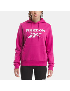 Reebok Sport Reebok Identity Big Logo Fleece Γυναικεία Μπλούζα με Κουκούλα