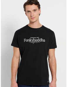Funky Buddha ανδρικό t-shirt black FBM008-020-04