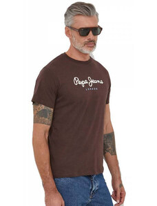 Pepe Jeans ανδρικό t-shirt καφέ PM508208-874