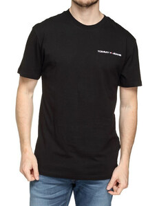 TOMMY HILFIGER Tommy Jeans ανδρικό t-shirt black DM0DM16878-BDS