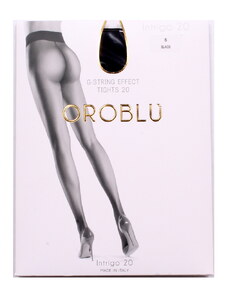 Oroblu γυναικείο καλσόν μαύρο intrigo 10den