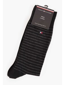 Ανδρικές Κάλτσες Striped.Socks Μαύρο Βαμβάκι Tommy Hilfiger