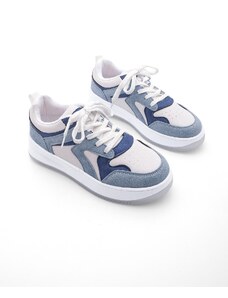 Marjin Γυναικεία Sneakers Αθλητικά παπούτσια υψηλής σόλας Aryan Blue