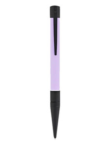 S.T. DUPONT D-Initial lilac and matt black ballpoint pen -