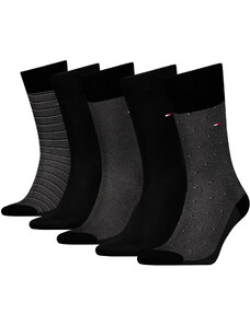 Tommy Hilfiger Κάλτσες πέντε τεμαχίων μαύρες