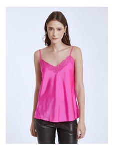 Celestino Μπλούζα με ρυθμιζόμενες τιράντες σκουρο ροζ για Γυναίκα