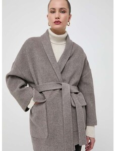 Μάλλινο παλτό Beatrice B χρώμα: γκρι
