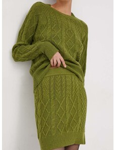 Φούστα Sisley χρώμα: πράσινο