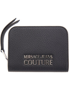 Versace Jeans Couture Πορτοφόλι για Γυναίκα, Μαύρο, πολυέστερ, 2024