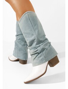 Zapatos Μπότες με χοντρό τακούνι Verta V2 μπλε