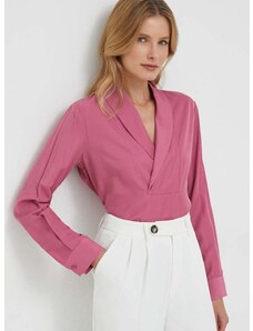 Μπλουζάκι Sisley χρώμα: ροζ