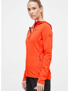 Αθλητική μπλούζα LA Sportiva Cosmic χρώμα: πορτοκαλί, με κουκούλα