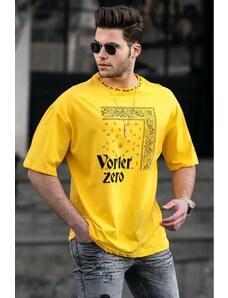 Madmext Men's Yellow T-Shirt 4964